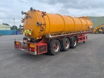 1999 HiSpec Triaxle Vacuum Tanker Trailer - 2