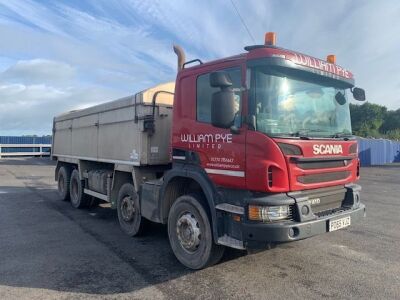 2016 Scania P410 8x4 Insulated Tarmac Spec Alloy Body Tipper - 2