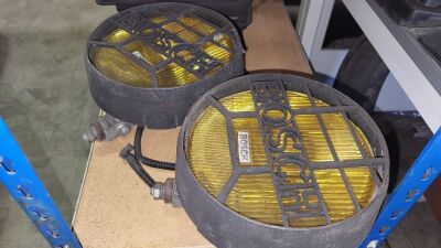 2x Bosch Yellow Tint Spot Lights