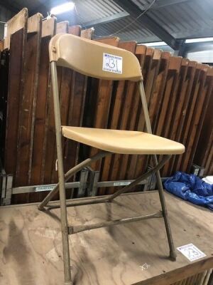 36 x Samsonite Folding Chairs & Storage Unit  - 2