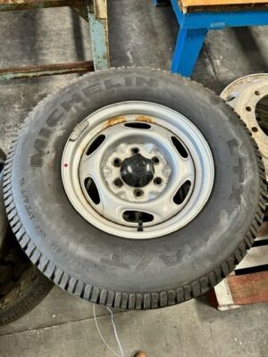 4x Mazda/Ford Pick up 15inch Steel Rims & Tyres