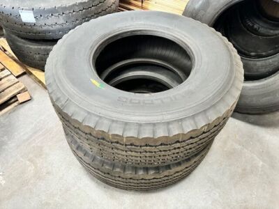 2x Unused Bulldog 385/65 R22.5 Super Single Tyres