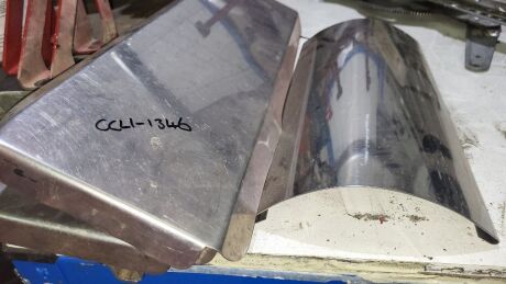 3x Lorry Chrome Mirror Guards