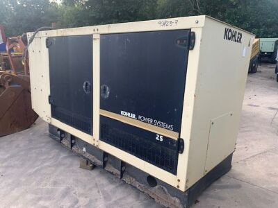 2012 Kohler 25QREZG 25 KVA Gas Generator - 2