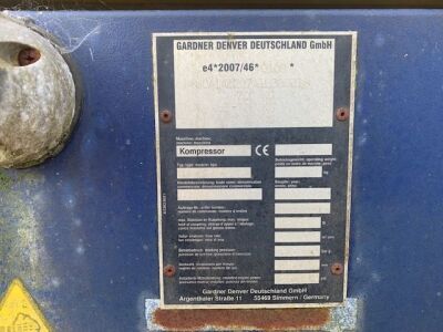2010 Gardner Denver DLT0206 6 bar Compressor Generator - 6