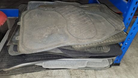 Large Quantity of Rubber & Fabric Lorry Floor Mats
