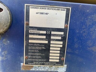 2010 Gardner Denver DLT0206 6 bar Compressor Generator - 6