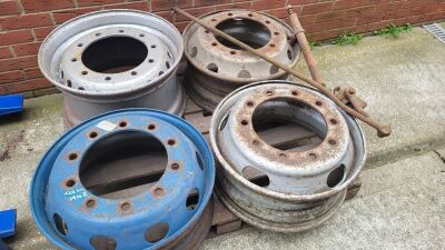 3x 22.5 10 Stud Wheel Rims