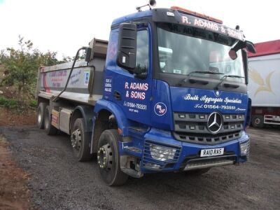 2017 Mercedes Arocs 3240 8x4 Steel Body Tipper - 2