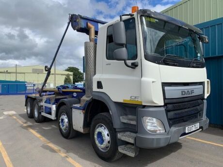 2017 DAF CF330 8x4 Hook Loader