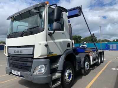 2017 DAF CF330 8x4 Hook Loader - 2