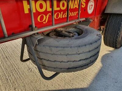 2013 Wilcox Alloy Body Steel Floor 75yrd³ Tipping Trailer - 11