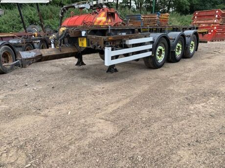 2015 Boughton Triaxle Hook Loader Drawbar Trailer