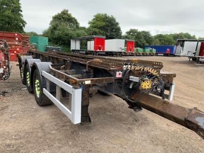 2015 Boughton Triaxle Hook Loader Drawbar Trailer - 2