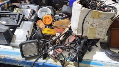 Large Quantity of Used Lorry Lights
