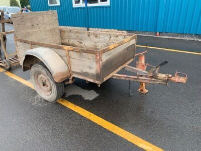 Single Axle Drawbar Plant Trailer