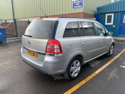 2011 Vauxhall Zafira 7 Seater Car - 4