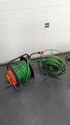 2x Garden Hose Reels