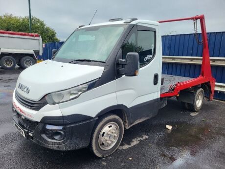 2018 Iveco 35.140 Mini Skip Loader