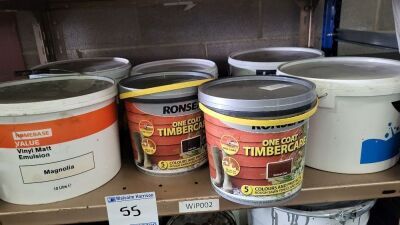 Various Household & Garden Paints 