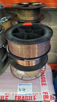 7x Reels of Copper Welding Wire