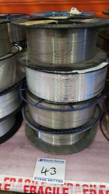 8x Reels of Aluminium Welding Wire