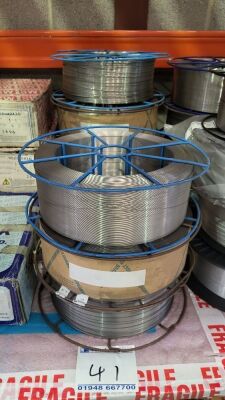 7x Reels of Steel Welding Wire