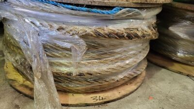 36m of New Steel Rope Reel