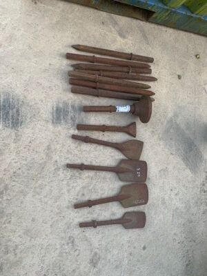 Selection of Chisels & Breaker Points