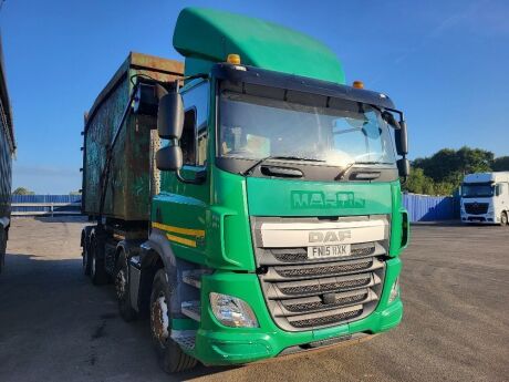 2015 DAF CF460 8x4 Hook Loader