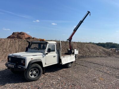 2005 Land Rover Defender 130 Crane Dropside Pickup