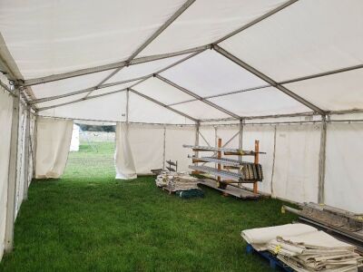 6 x 12 Aluminium Framed Marquee - 4