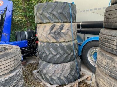 4 x Part Worn Dumper Tyres