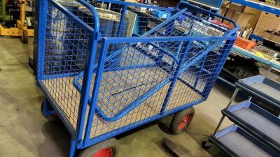 Mesh Sided Industrial Trolley