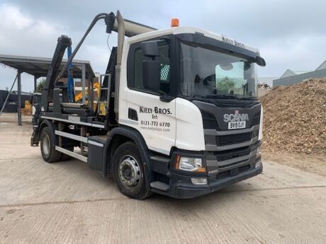 2019 Scania P250 4x2 Telescopic Skip Loader