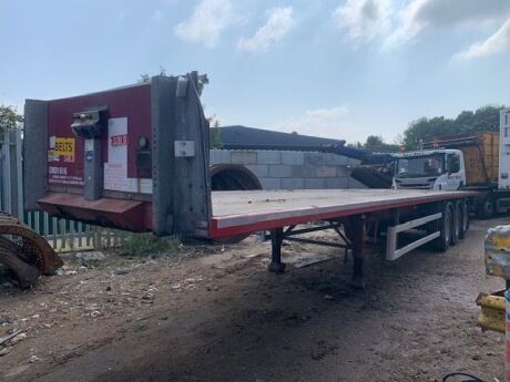 2013 Cartwright Triaxle Flat Trailer