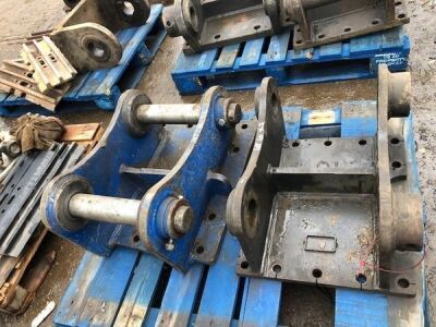 2 x Attachment 80 mm Pins Brackets