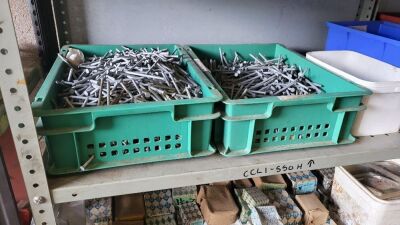 Quantity of Various Sized Girth Nails & Screws