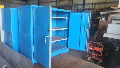 Steel Storage Cabinet With Doors & Shelves