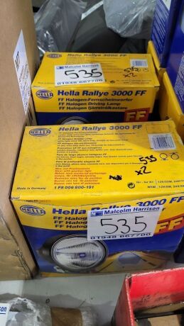 2x Hella Rally 3000ff Spot Lights