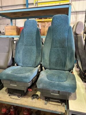 Blue Trim DAF Seat Cloth