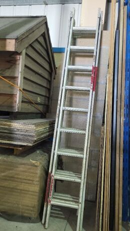 2x 9 Tread Double Lift Ladders