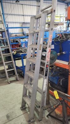 3x Various Size Ladders