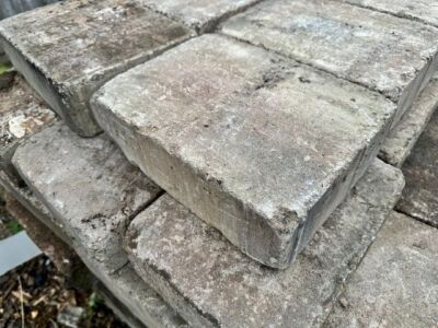 6x Pallets of Commercial Style Grey Pavers - 2