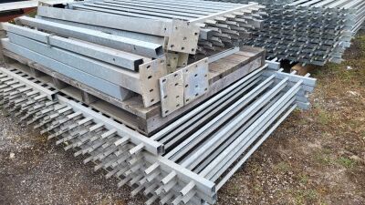 Quantity of Fence Galvanised Panels & Posts