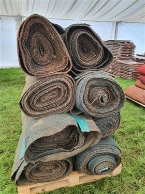 8 x 6' x 60' Rolls of Green Matting  - 2