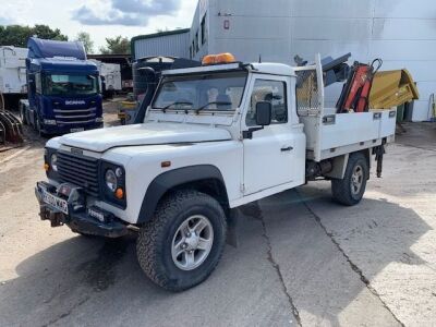 2005 Land Rover Defender 130 Crane Dropside Pickup - 12