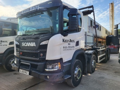 2018 Scania P410XT 8x4 Hook Loader - 2