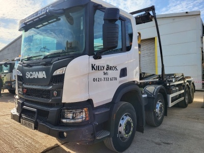 2018 Scania P410XT 8x4 Hook Loader - 2