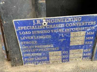 1984 Volvo F10 4x2 Crane Flat Drawbar Rigid - 26